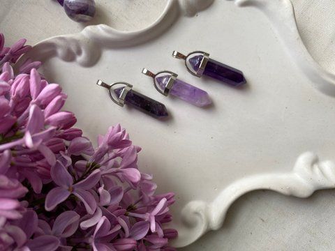 Кулон "Violet pendulum " 95154 фото